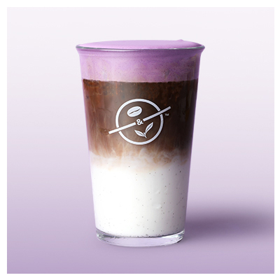 UBE Cream Vanilla Bean Latte
